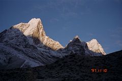 20 Dingboche - Taweche East Face And Cholatse In Early Morning Sun
